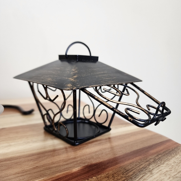 Santa Sleigh Giving Gifts Children Scene Figurine Candle Lamp Christmas Decor - Picture 14 of 16